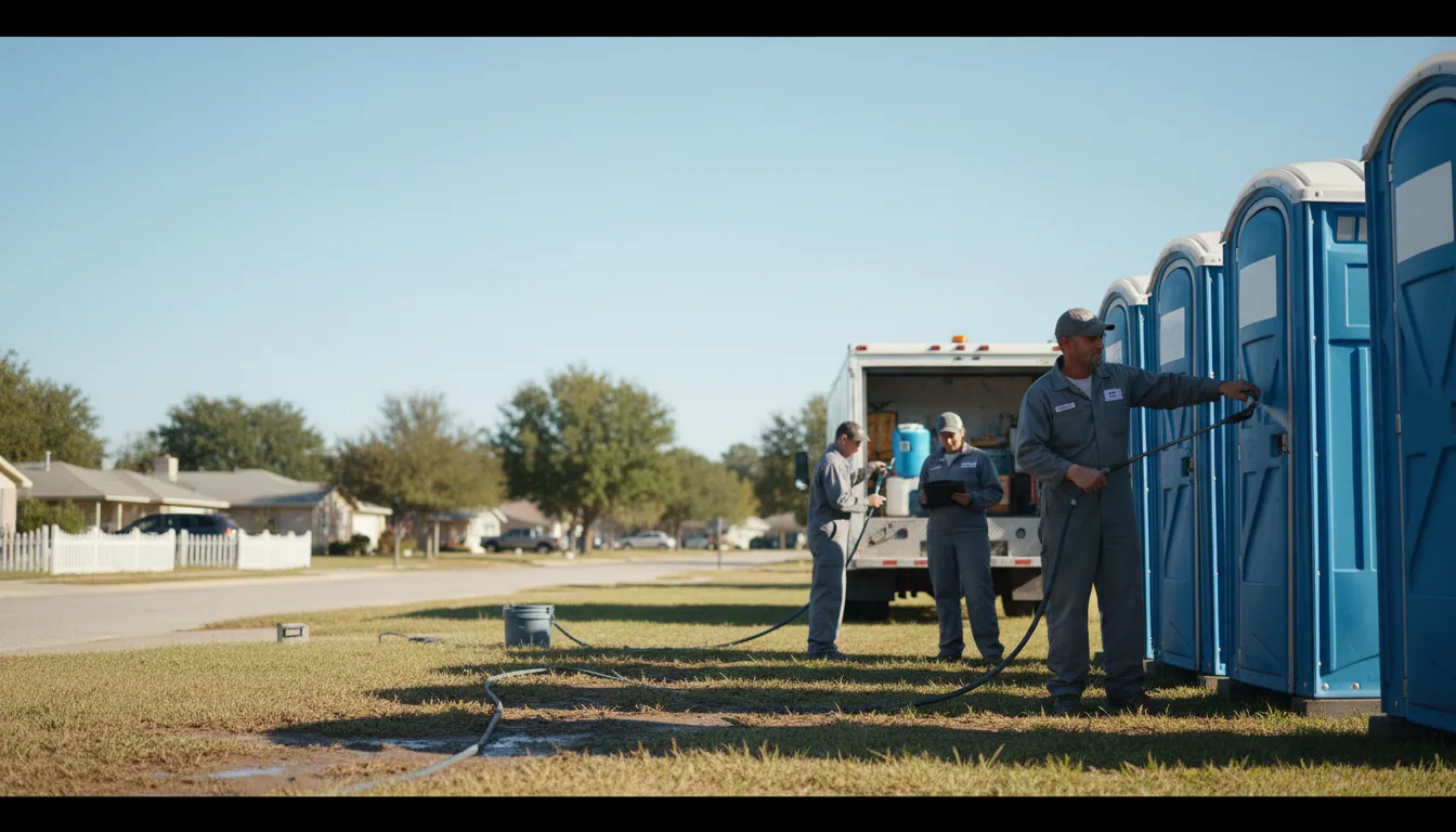 Long-Term Portable Toilet Rental in Sibley, IL near me